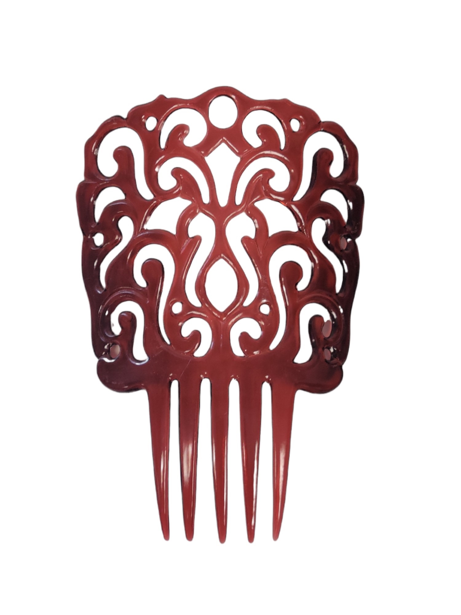 Plastic Hair Comb Tortoise